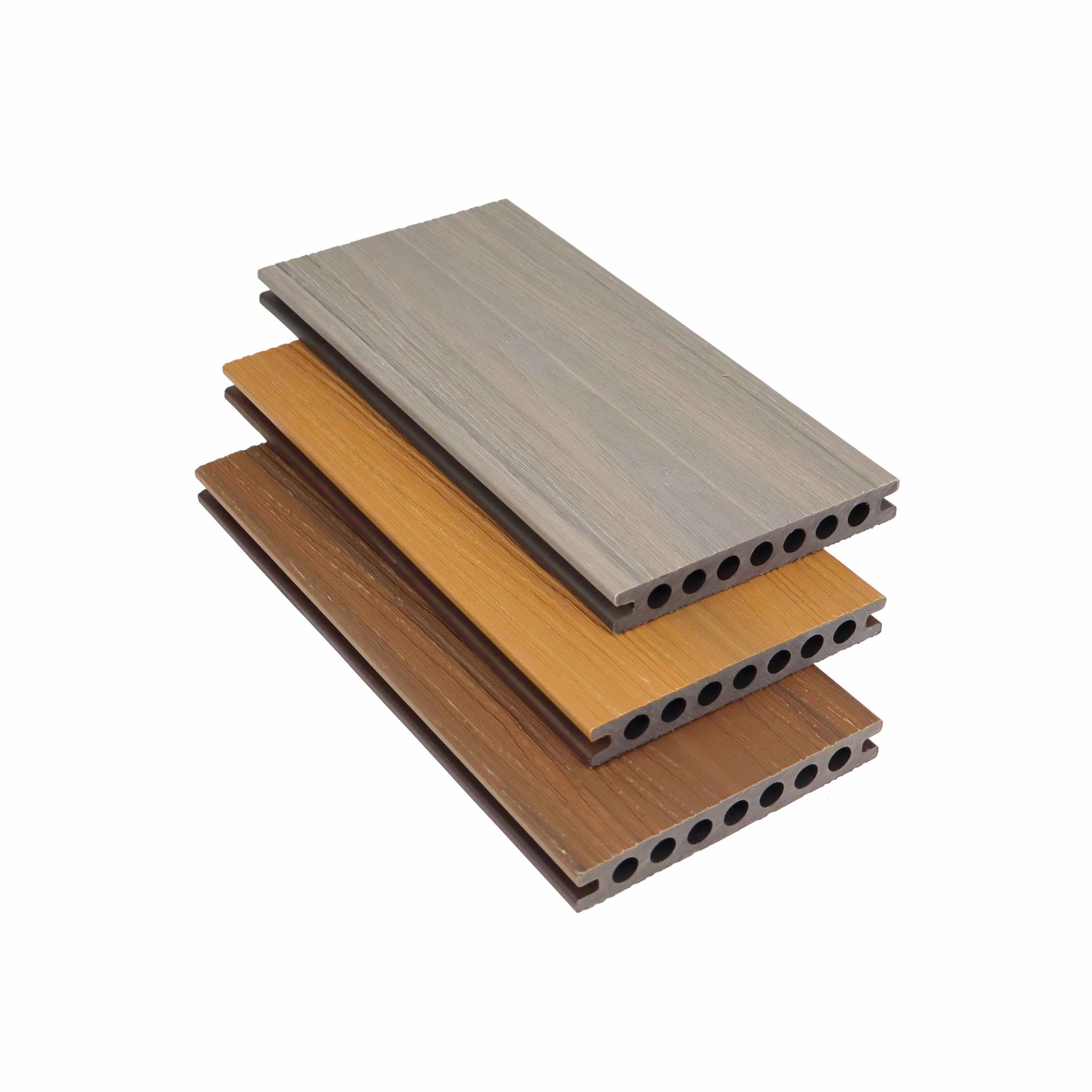 Zweifarbige Co-Extrusions-WPC-Terrassendielen – pflegeleichte Lösung für den Außenbereich - SAYRUO