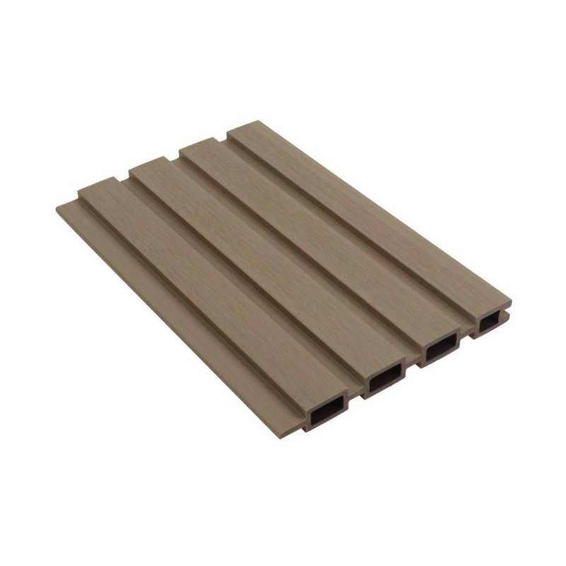 Stilvoller WPC-Zaun mit Nut und Feder - SAYRUO