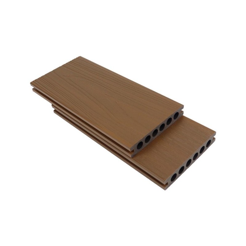 25 mm dicke, wasserdichte Co-Extrusions-WPC-Terrassendielen für Außenbereiche - SAYRUO