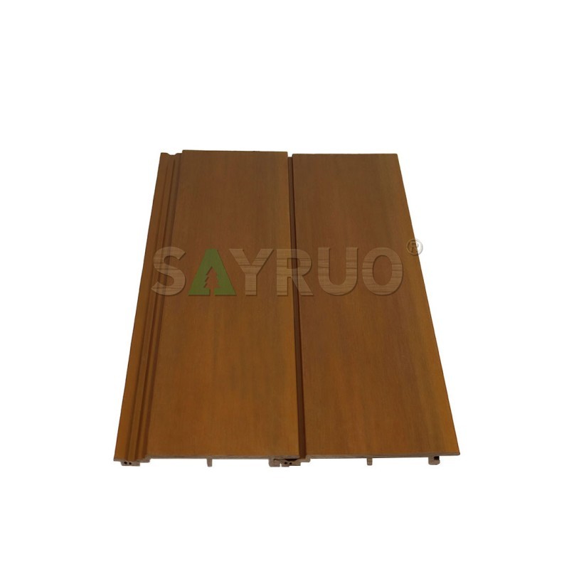 Wasserdichtes PVC-Wandpaneel mit holzähnlicher Optik für die Wohnzimmerdekoration - SAYRUO