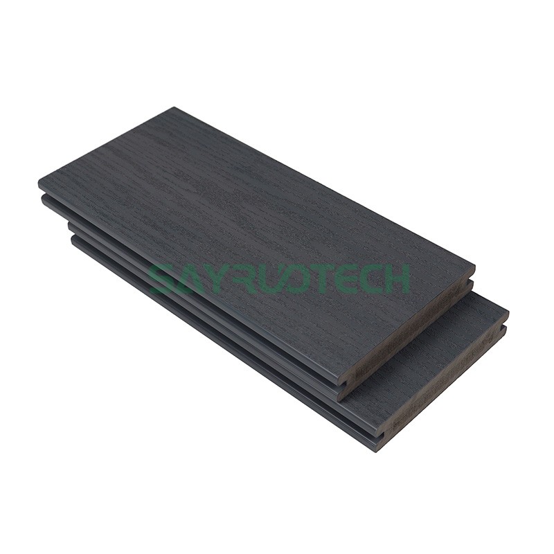 Low Maintanence Solid Co-extrusion WPC Decking for Outdoor Garden Building - SAYRUOTECH